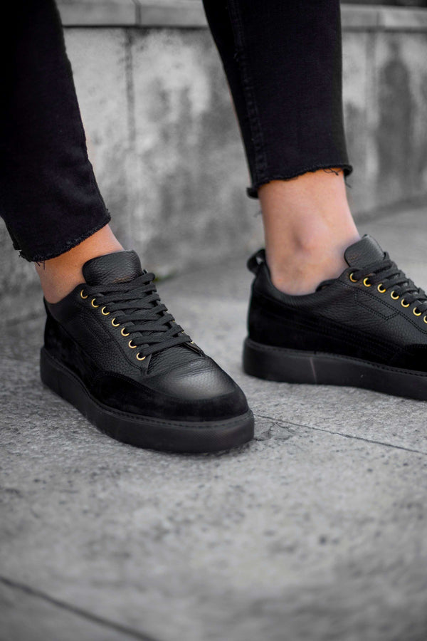 Men's Sneaker CAVALIER - Calf Leather Black | PABLO ESPERANZA
