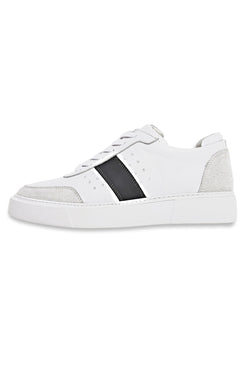 Men's Sneaker IMPERIAL - Calf Leather White-Grey | PABLO ESPERANZA